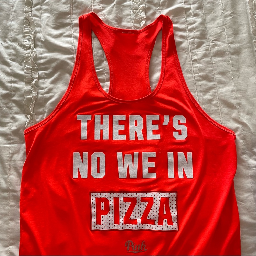 Victoria’s Secret PINK 🍕 Pizza tank. Size medium